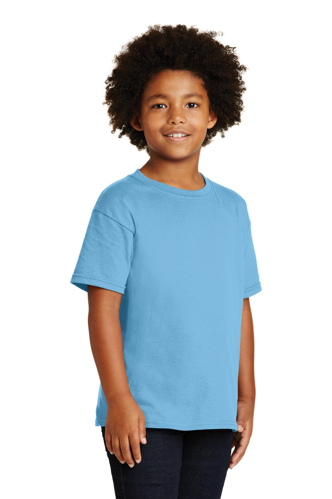Sky Gildan - Youth Heavy Cotton 100% Cotton T-Shirt. 5000B