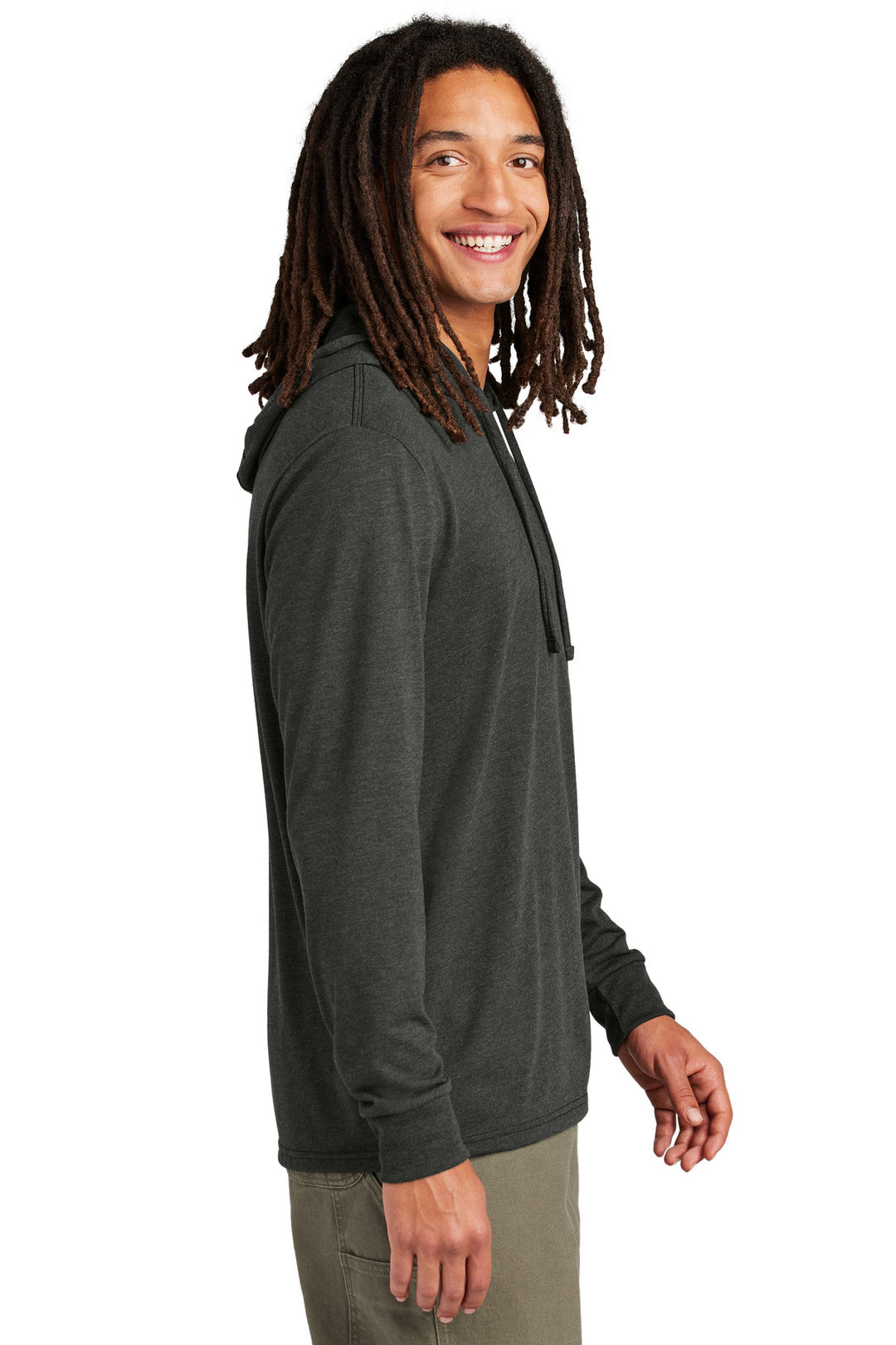SpaceBlack Allmade Unisex Tri-Blend Hoodie Tee AL6003