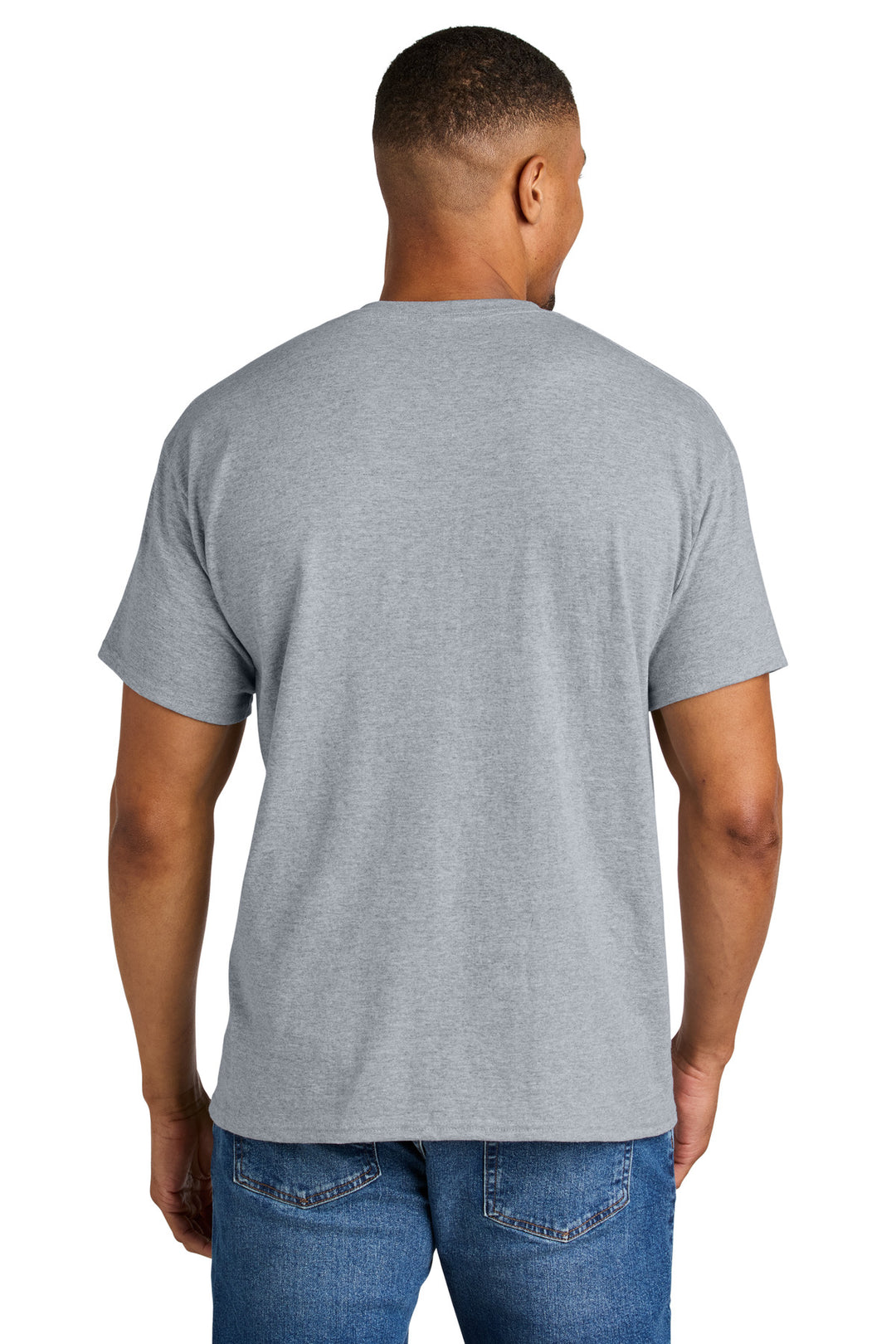 Sport Grey Gildan DryBlend 50 Cotton/50 Poly T-Shirt. 8000