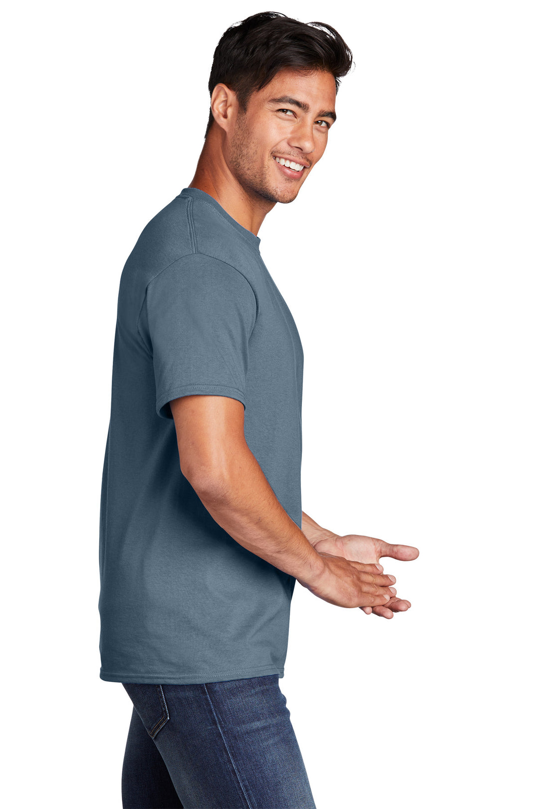 StnwshdBl Port & Company - Core Cotton Tee. PC54