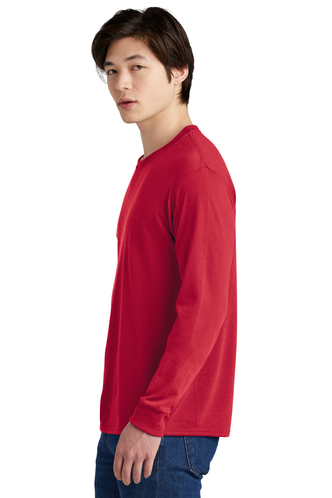TrueRed Jerzees Dri-Power 100% Polyester Long Sleeve T-Shirt 21LS