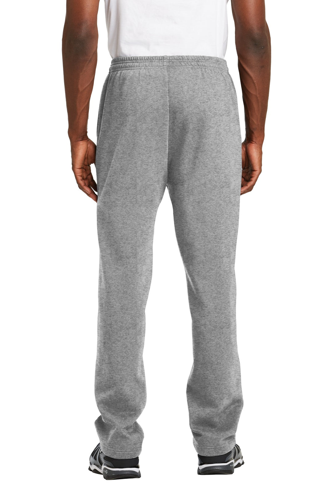 Vintage Hthr Sport-Tek Open Bottom Sweatpant. ST257