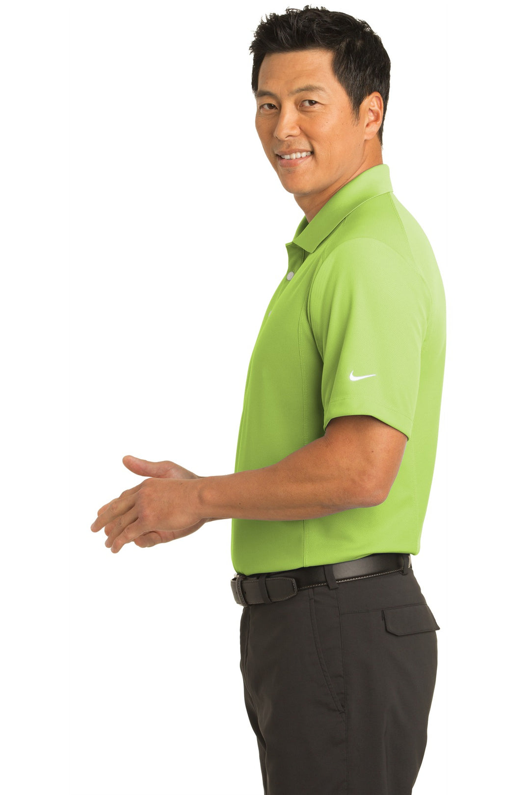 Vivid Green Nike Dri-FIT Classic Polo. 267020