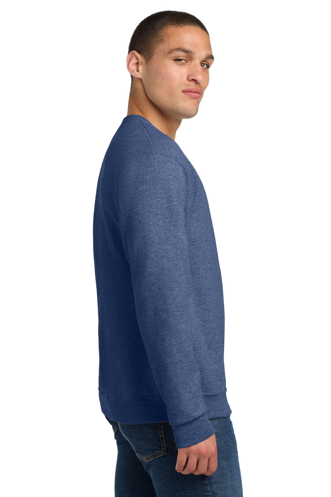 VtgHtrBl Jerzees - NuBlend Crewneck Sweatshirt. 562M