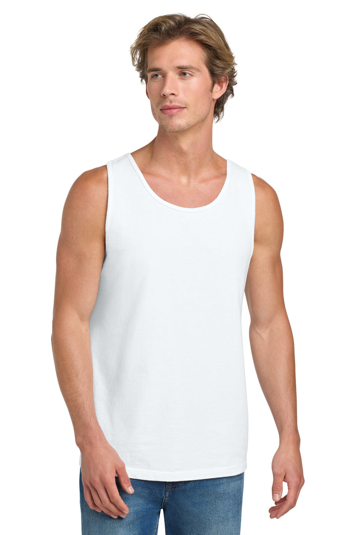 White COMFORT COLORS Heavyweight Ring Spun Tank Top. 9360
