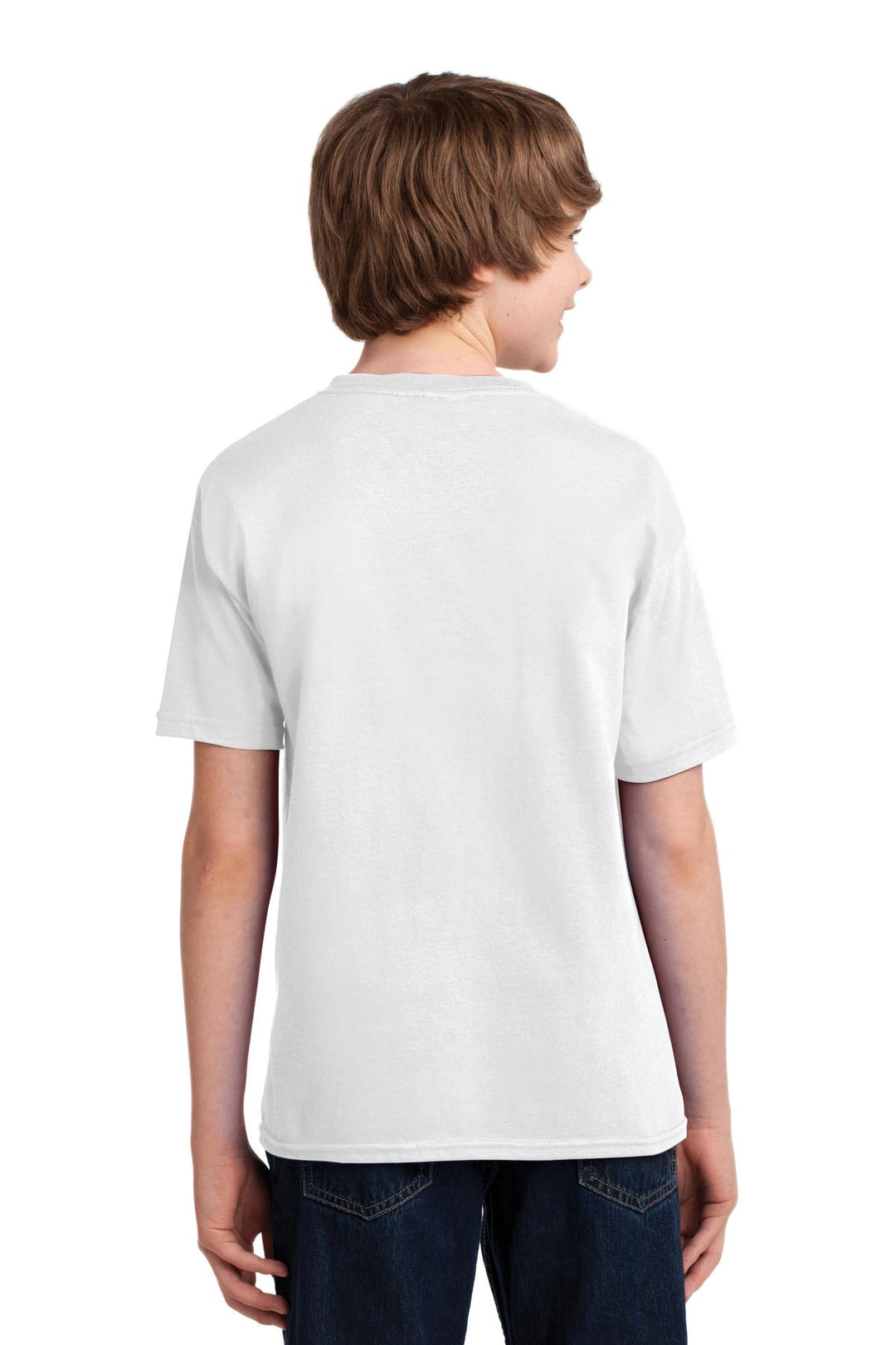 White Gildan Youth Gildan Performance T-Shirt. 42000B