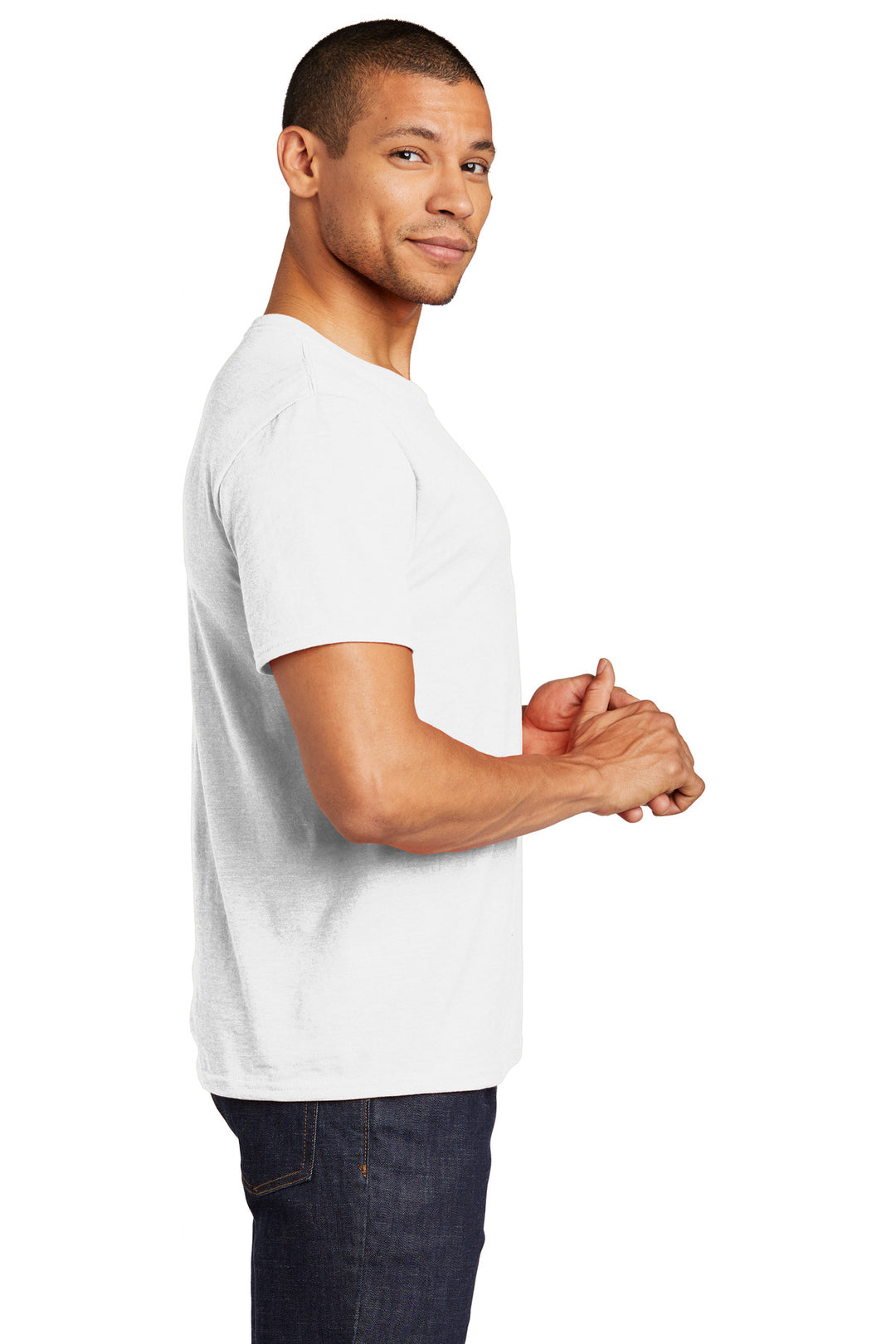 White Jerzees Premium Blend Ring Spun T-Shirt 560M