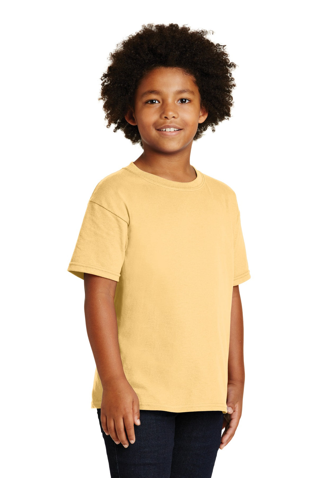 Yellow Haze Gildan - Youth Heavy Cotton 100% Cotton T-Shirt. 5000B